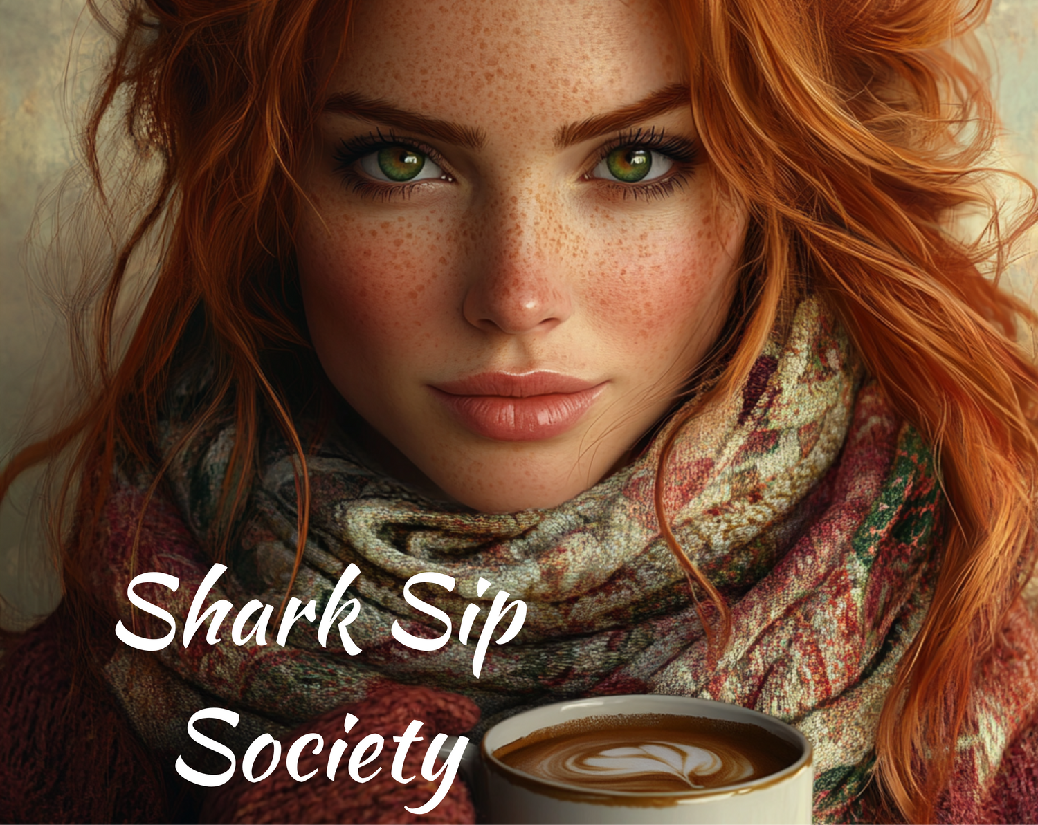 Shark Sip Society (Coffee, Coffee Mugs, and All Beverage Related Items)