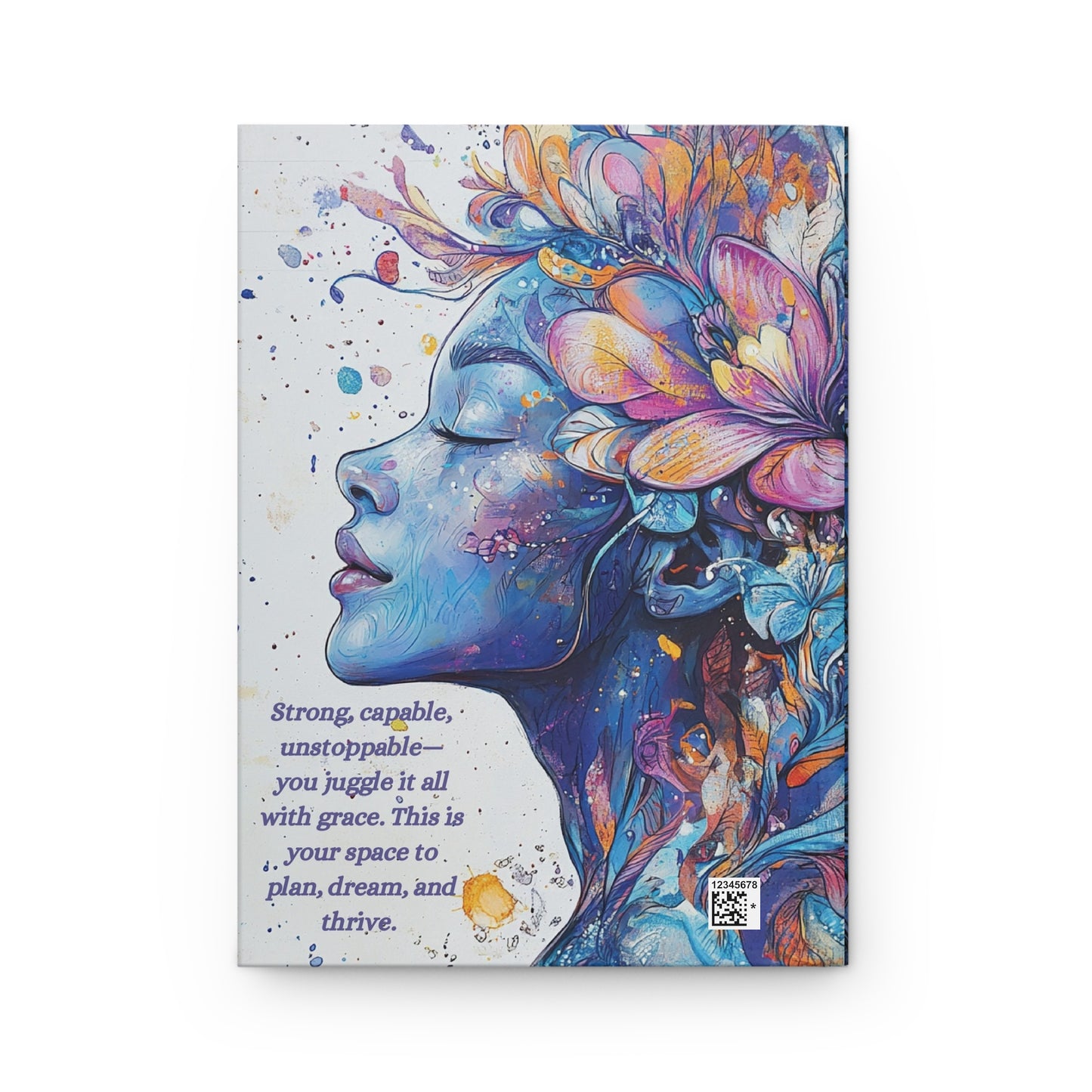 My Life" Lined Journal – Empowering Art-Inspired Notebook for Women Hardcover Journal Matte