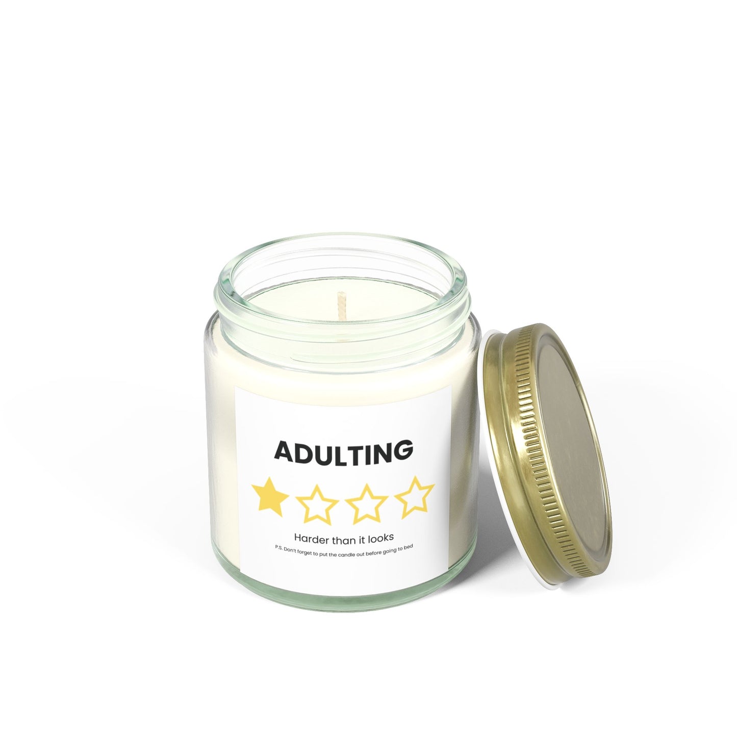 Funny Adulting Is Hard Candle